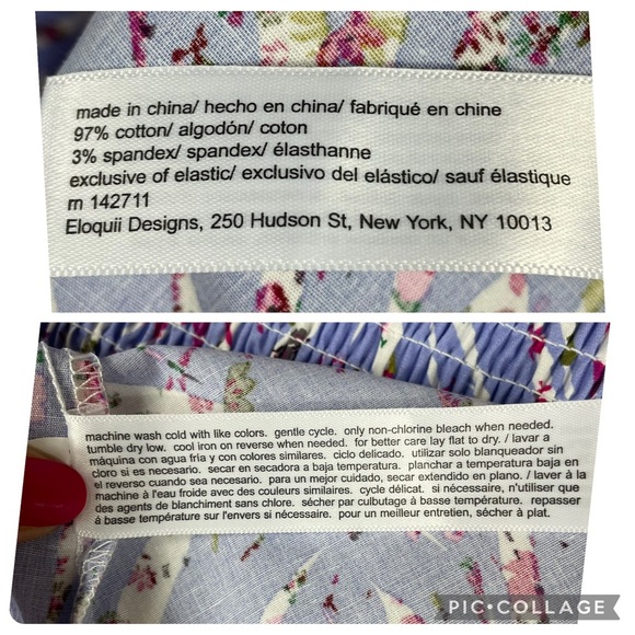 ELOQUII Elements Puff Sleeve Zebra Print Smocked Feminine Chic Boho Fun Dress - Picture 15 of 15